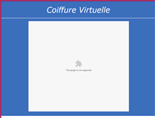 Tablet Screenshot of coiffurevirtuelle.com